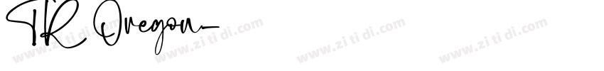 TR Oregon字体转换